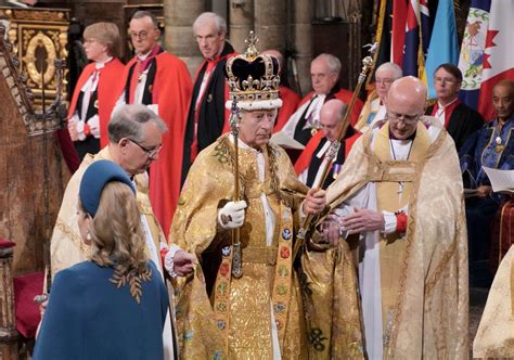 Coronation ceremony: See King Charles crowned inside Westminster Abbey