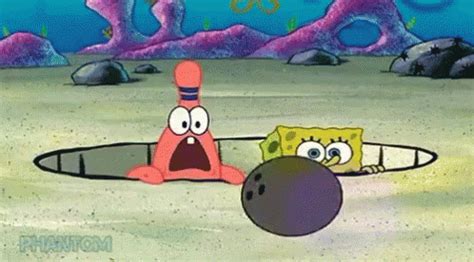 Spongebob Patrick GIF - Spongebob Patrick Bowling - Discover & Share GIFs