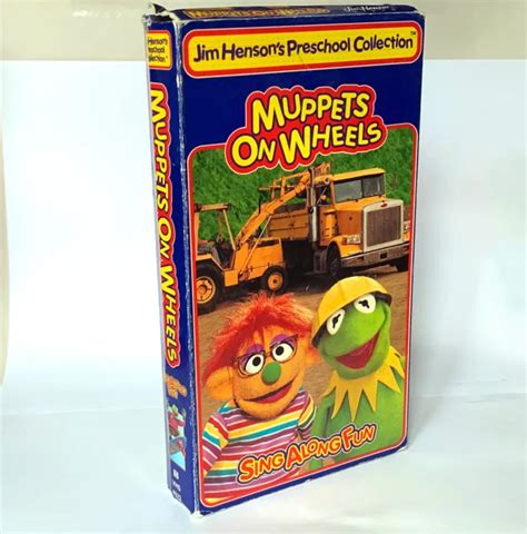 BANDE VHS MUPPETS On Wheels Sing Along Fun Jim Henson's Preschool ...