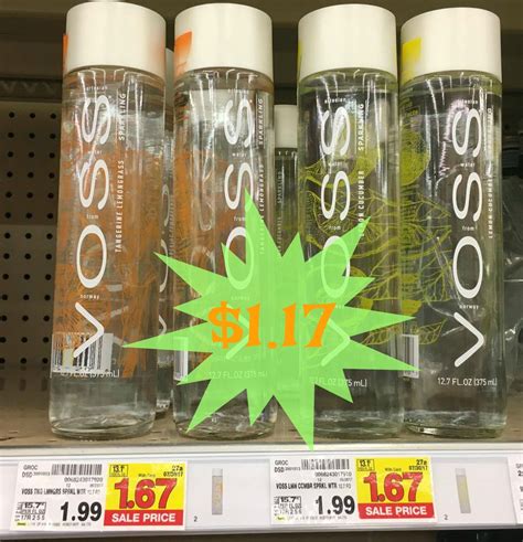 Voss Flavored Water ONLY $1.17 each at Kroger! - Kroger Krazy