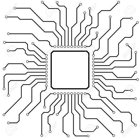 Illustration Of A Hi-tech Circuit Board Royalty Free Cliparts, Vectors ...