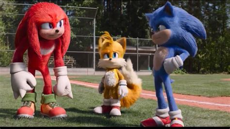 Sonic The Hedgehog 2 (2022) - Sonic Tails And Knuckles Play Baseball ...