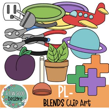 Beginning Blends Clip Art Bundle by A Few Good Designs by Shannon Few