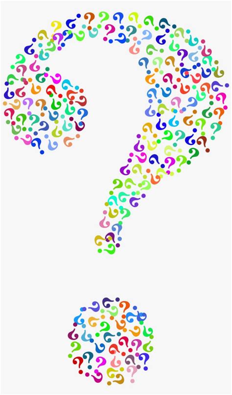 Download Big And Tiny Colorful Question Mark Background | Wallpapers.com