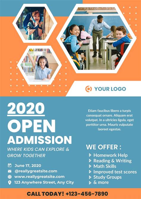 Details 100 school admission poster background - Abzlocal.mx