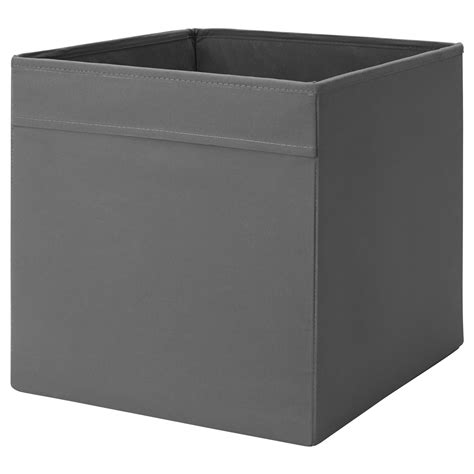 DRÖNA box, dark gray, 33x38x33 cm (13x15x13") - IKEA