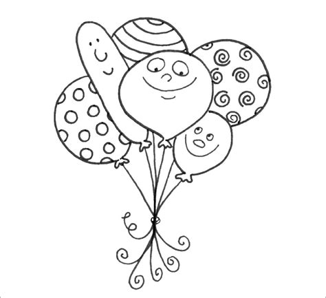 Balloon Coloring Pages - ColoringBay