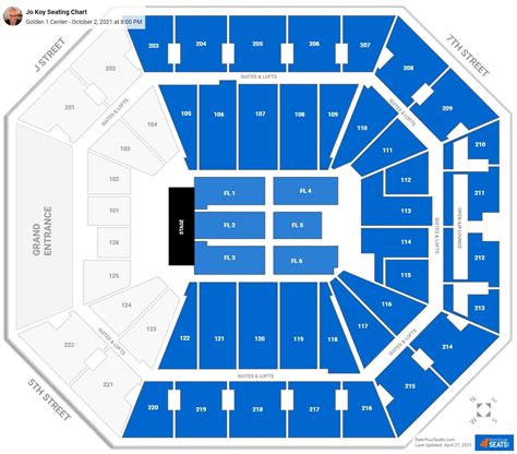 Golden 1 Center Concert Seating Chart - RateYourSeats.com