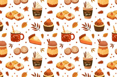 Pumpkin spice coffee and sweets | Cute fall wallpaper, Fall wallpaper ...