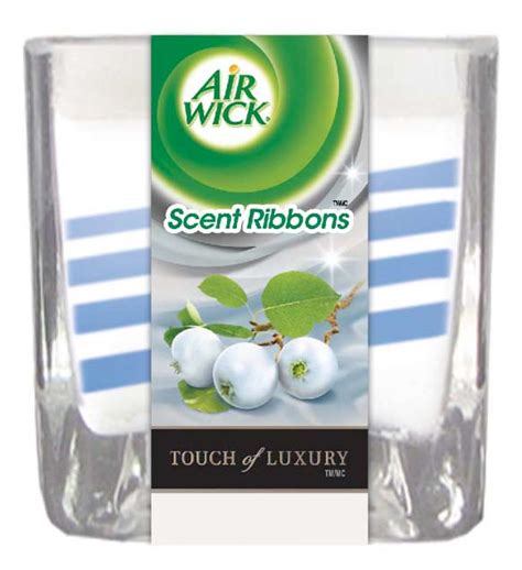 Amazon.com: Air Wick Scent Ribbons Scented Candles, White Berries and ...