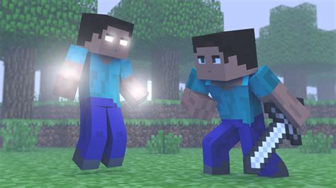 Minecraft: HEROBRINE VS STEVE (SuperWars) - YouTube