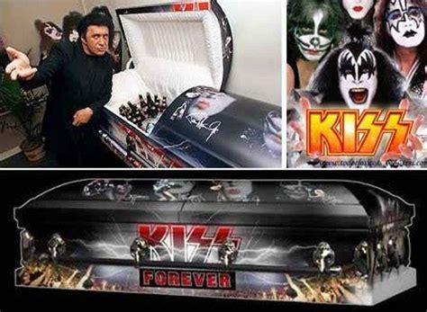 The Funniest Coffins of All Time | Kiss merchandise, Casket, Band merch