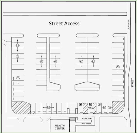 Parking Lot Diagram Excel Template