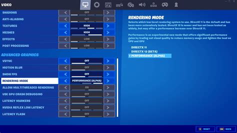 Fortnite Performance Mode Boosts FPS