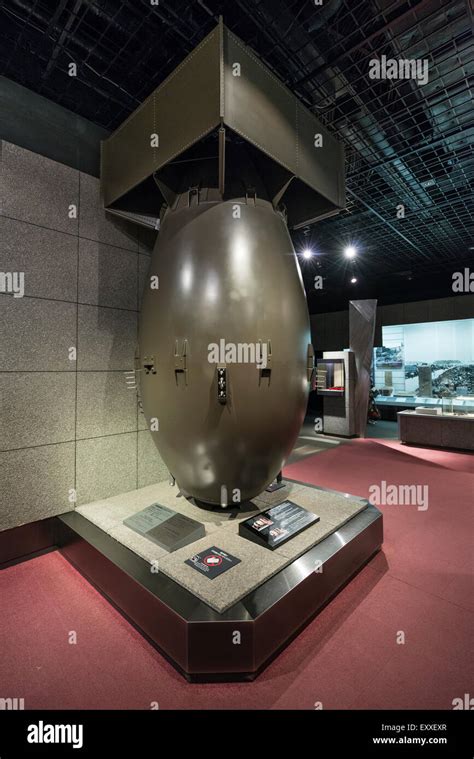 A full-size Mock up of the Plutonium Atomic Bomb "Fat Man" dropped on ...