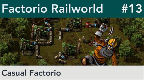 Spaghetti Railroads - Factorio Railworld - #13 - YouTube