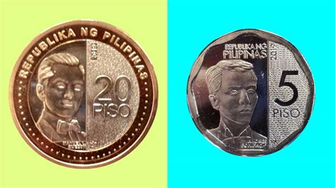 Bangko Sentral Ng Pilipinas Reveals New P20 Coin And P5 Coin