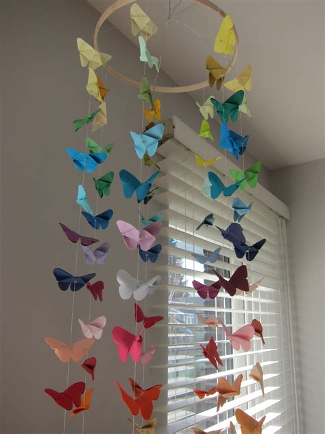 DIY Origami Butterfly Mobile