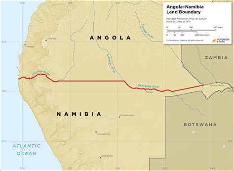 Angola–Namibia Land Boundary | Sovereign Limits