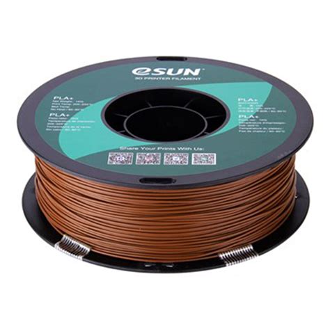 eSUN PLA+ Filament – Brown - Filament Co