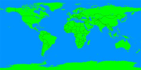 World Blank Map with borders by CanhDuy2006 on DeviantArt