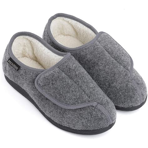 RockDove - RockDove Men's Geri-Active Indoor Outdoor Adjustable Slipper ...