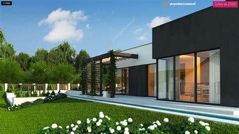 Proyectos de Casas | Casa Moderna de 1 planta con Piscina ...