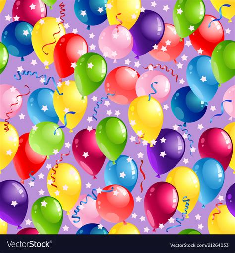 Big happy birthday pattern Royalty Free Vector Image