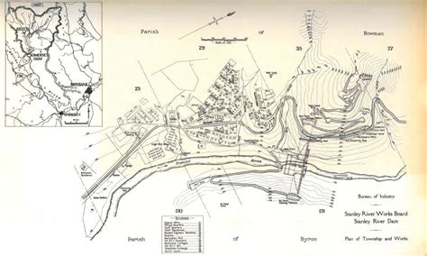 Township and works at Somerset Dam, 1937 | Queensland Historical Atlas