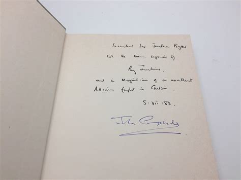 ROY JENKINS: A BIOGRAPHY (SIGNED BY AUTHOR AND INSCRIBED BY ROY JENKINS ...