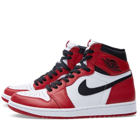 Nike Air Jordan 1 Retro High OG 'Varsity Red' White, Black & Varsity ...