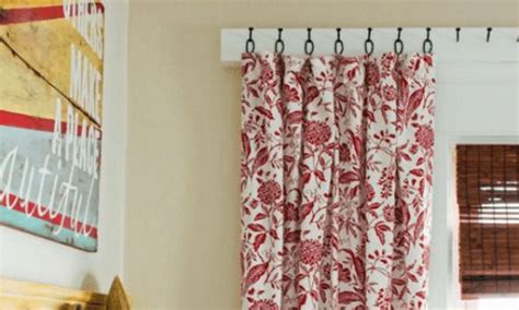 How To Hang Curtains Without A Rod Dengarden