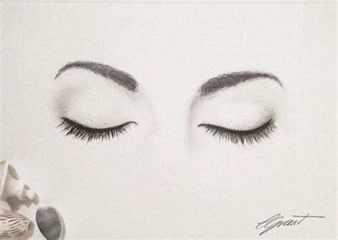 How To Draw A Closed Eye From The Side - DRAWINGS OF LOVE