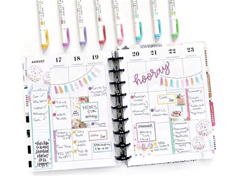 Happy Planner Horizontal vs Vertical Planner Layouts