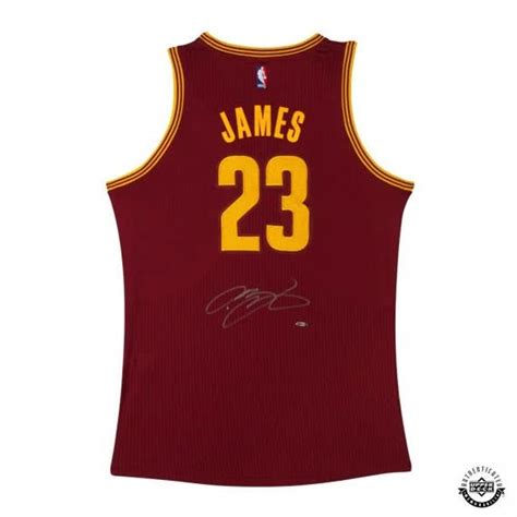 LeBron James Signed Cleveland Cavaliers Authentic Adidas Road Jersey