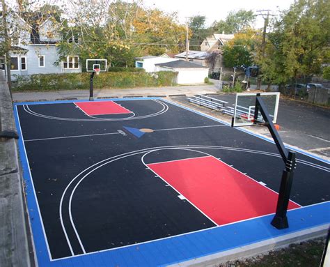 Diy Basketball Court Stencil Hoops Blog Clipgoo Modern Home Basketball ...