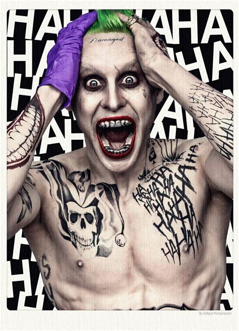 Joker Tattoo Jared Leto - Wiki Tattoo