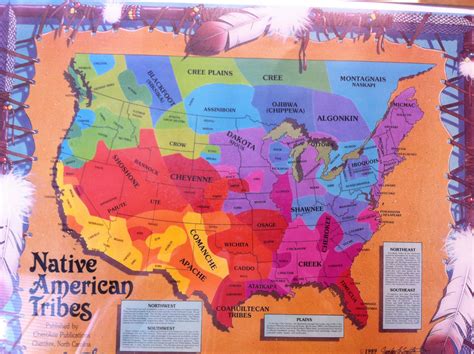 Early Native American Tribes Map