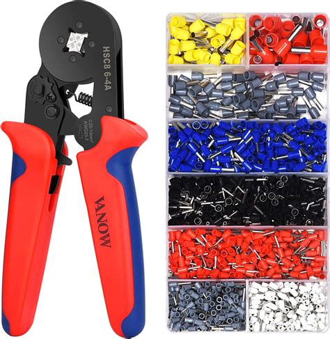 Vanow Ferrule Crimping Pliers Set, 1200 pcs, Wire End Ferrules Crimping ...