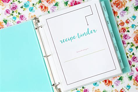 Best Home Tips and Tricks: FREE Printable Recipe Binder