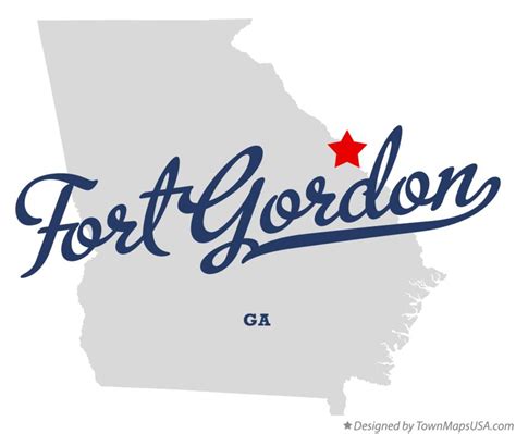 Fort Gordon Georgia Map