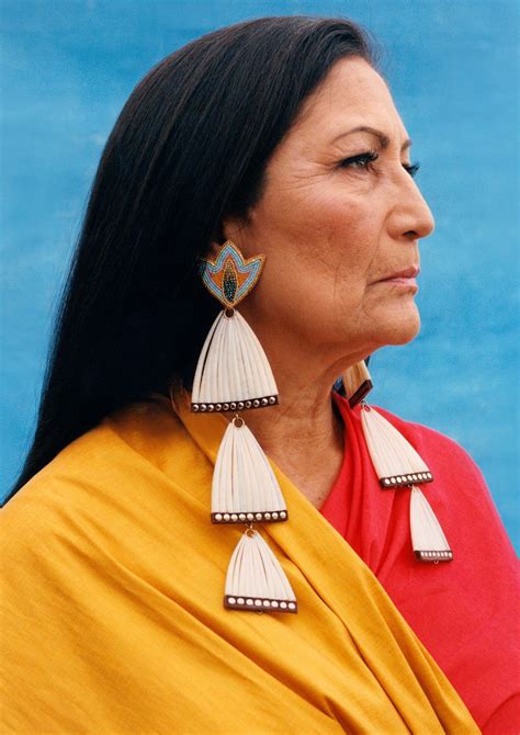 U s secretary of the interior deb haaland on being the first — and the ...