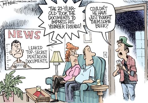 Joe Heller: A cartoonist's view of news of the week - kids and guns ...