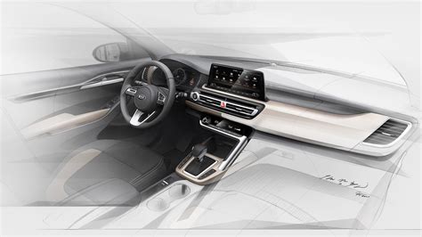 Kia hints at interior design of all−new small SUV