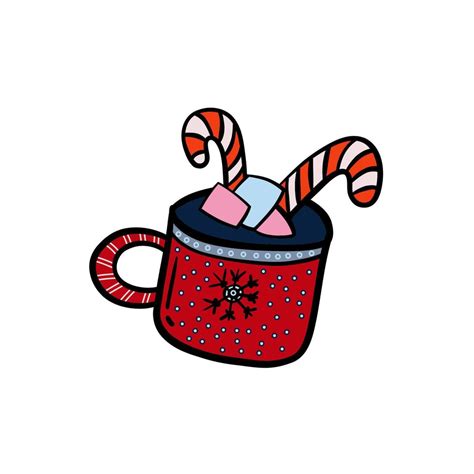 Christmas tea and cup 15581182 Vector Art at Vecteezy