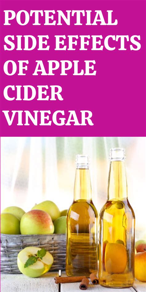 Potential Side Effects Of Apple Cider Vinegar - Health