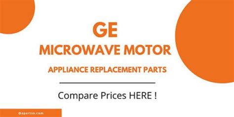 Compare Prices GE Microwave Turntable Motor Reair Parts