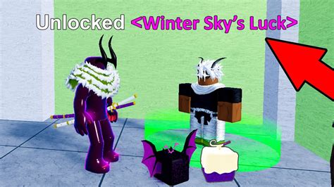 Winter Sky Aura's Luck... (blox fruits) - YouTube