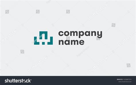 Tetris Logo Design Vector Template Logotype Stock Vector (Royalty Free ...