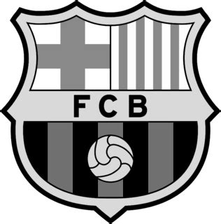 FC Barcelona Logo Black and White – Brands Logos